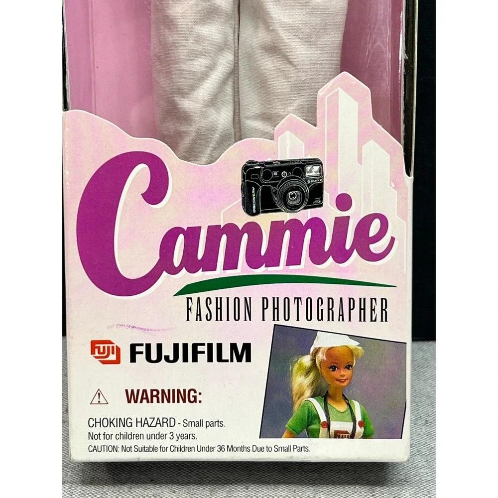Fujifilm Cammie Fashion Photographer Barbie Doll & Accessories From 1990's Rare